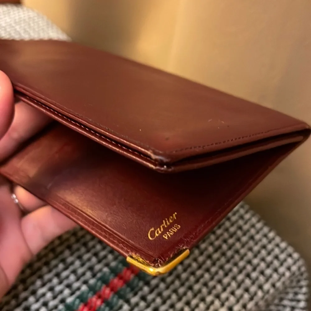 Authentic Vintage Cartier Bifold wallet